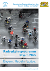 Deckblatt Radverkehrsporgramm Bayern 2025